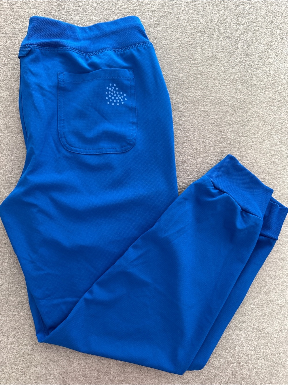 Royal Blue Jogger Scrub Pants